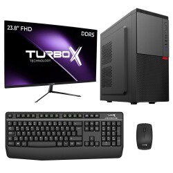 Turbox Tx5571 i5 12400 8GB DDR5 Ram 512GB M.2 NVMe SSD 23.8 inç FHD Masaüstü Ofis Hazır Sistem - 1