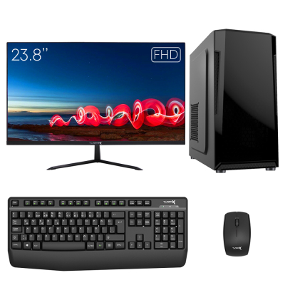 Turbox Tx5866 i5 12400 16GB DDR4 Ram 512GB SSD 23.8 inç FHD Monitör Masaüstü Ofis Hazır Sistem - 1