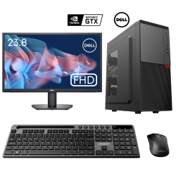 Turbox Tx5890 i5 12400F 16GB DDR4 Ram 1TB SSD 4GB GTX750Ti 23.8 Dell Mon. Kurumsal Ofis Hazır Sistem - 1