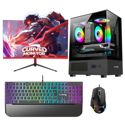Turbox Tx5975 i5 10400F 32GB Ram 1TB NVMe 12GB RTX3060 23.6 165Hz Curved Oyun Hazır Sistem - 1
