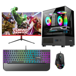 Turbox Tx5979 i5 11400F 32GB 1TB NVMe 12GB RTX3060 27 inç 165Hz Curved Oyun Hazır Sistem - 1