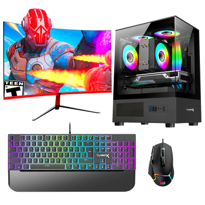 Turbox Tx5982 i5 12400F 32GB 1TB NVMe 12GB RTX3060 27 inç 165Hz Curved Oyun Hazır Sistem - 1