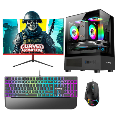 Turbox Tx5991 Ryzen 5 5600 32GB 1TB NVMe 12GB RTX3060 27 165Hz Curved Oyun Hazır Sistem - 1