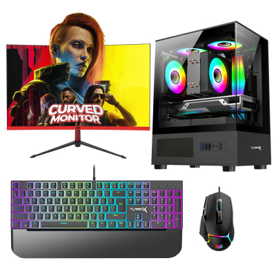 Turbox Tx5994 Ryzen 7 5700X 32GB 1TB NVMe 12GB RTX3060 27 165Hz Curved Oyun Hazır Sistem - 1