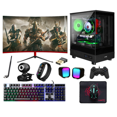 Turbox Tx6175 i5 10400F 32GB Ram 512GB SSD 8GB RX580 23.6 100Hz Curved Oyuncu Masaüstü Bilgisayarı - 1