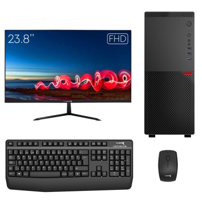 Turbox Tx6263 Ryzen 5 5500 16GB Ram 512GB SSD 2GB R5 230 23.8 inç FHD Monitör Ofis Hazır Sistem - 1