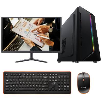 Turbox Tx628 i5 650 Turbo 3.46GHz 8GB Ram 256GB SSD 21.5 inç Monitör Masaüstü Ofis Pc Bilgisayarı - 1