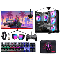 Turbox Tx6391 Ryzen 5 5500 32GB 1TB NVMe SSD 8GB RX580 23.8 Curved Monitör Oyun Hazır Sistem - 1