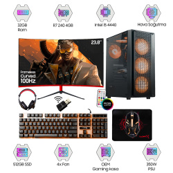 Turbox Tx6590 i5 4440 32GB Ram 512GB SSD 4GB R7 240 23.8 inç FHD 100Hz Curved Oem Paket - Turbox