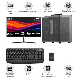 Turbox Tx7204 i5 6400 16GB DDR4 512GB M.2 NVMe SSD 23.8 inç Monitör Oem Paket - Turbox