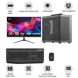 Turbox Tx7213 i5 6400 16GB DDR4 256GB NVMe SSD 27 inç Monitör Oem Paket - Turbox