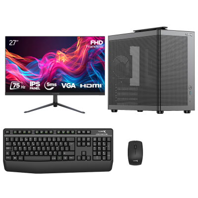 Turbox Tx7533 i5 14400 16GB DDR4 Ram 512GB M.2 NVMe SSD 27 inç Monitör Masaüstü Ofis Hazır Sistem - 1
