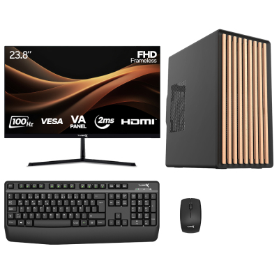 Turbox Tx7984 i5 12400 16GB DDR4 Ram 1TB M.2 NVMe SSD 23.8 inç Monitör Masaüstü Ofis Hazır Sistem - 1