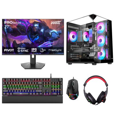 Turbox Tx8591 Ryzen 7 5700X 32GB Ram 1TB SSD SSD 8GB RTX3050 23.6 inç 165Hz Curved Oyun Oem Paket - 1