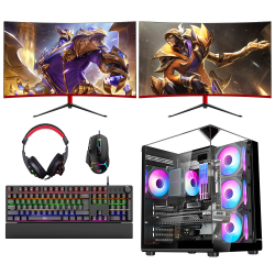 Turbox Tx8597 i5 10400F 16GB Ram 512GB NVMe SSD 8GB RTX3050 2x 23.6 inç 165Hz Curved Oyun Oem Paket - 1