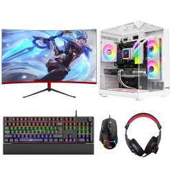 Turbox Tx8606 Ryzen 7 5700X 32GB Ram 1TB SSD SSD 8GB RTX3050 23.6 inç 165Hz Curved Oyun Oem Paket - 1