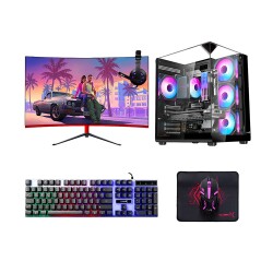 Turbox Tx9008 i5 9400F 16GB Ram 512GB NVMe 8GB RX580 23.8 inç FHD 100Hz Curved Oyuncu Oem Paket - 1