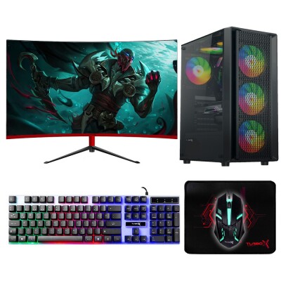 Turbox Tx9042 i5 6400 16GB Ram 512GB SSD 8GB RX580 23.8 inç FHD Curved Oyuncu Oem Paket - 1