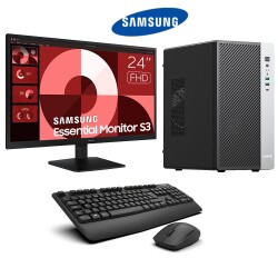 Turbox Tx9475 i5 10400 16GB DDR4 512GB NVMe 23.8 FHD Samsung Monitör Kurumsal Ofis Oem Paket - Turbox