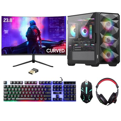 Turbox Tx9732 Ryzen 7 5700 16GB DDR4 Ram 512GB SSD RTX3050 23.8 FHD 180Hz Curved Oyun Oem Paket - 1