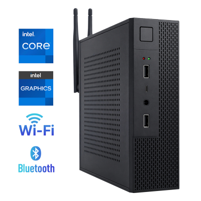 Turbox Mini-60 Intel Core i7 8700 16GB Ram 512GB M.2 NVMe SSD HDMI Type-C WiFi Bluetooth Mini PC - 1
