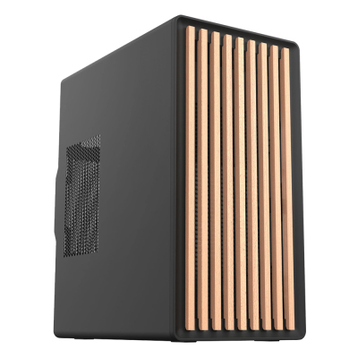 Turbox Wood 250W PSU 1× Type-C 1× USB 3.0 1× USB 2.0 Ahşap Bilgisayar Kasası - 1