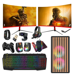 Turbox Wood i5 6400 12GB DDR4 Ram 256GB SSD 4GB GT740 23.8 inç FHD DUAL Monitör Oyun Oem Paket - Turbox