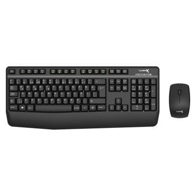 Turbox Workeys Office USB Kablosuz 2.4ghz Siyah Multimedya Standart Q Kablosuz Klavye ve Mouse - 1