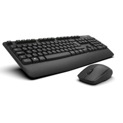 Turbox Workeys Office USB Kablosuz 2.4ghz Siyah Multimedya Standart Q Kablosuz Klavye ve Mouse - 3