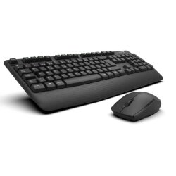 Turbox Workeys Office USB Kablosuz 2.4ghz Siyah Multimedya Standart Q Kablosuz Klavye ve Mouse Outlet - Turbox (2)