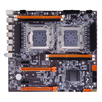 Turbox X79-8D Sata Ddr3 1866 MHz Usb 3.0 Ses G.Lan LGA2011 Çift İşlemcili Anakart - 1