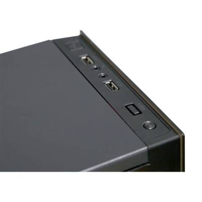 Turbox X8 3x Blue Fan USB 2.0 250W 300W mATX Gaming Bilgisayar Kasası - 3
