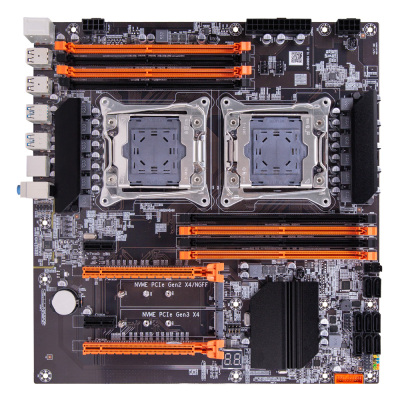 Turbox ZX_DU99D4 X99 Sata.M2 Ddr4 2800MHz Usb 3.0 G.Lan 2011-v3 Çift İşlemcili Anakart - 1
