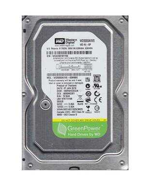 Western Digital WD5000AVVS Sata3 5400Rpm 8MB 3.5 inç 500GB HDD - 1