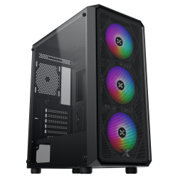 XIGMATEK DUO X SİYAH ODIN II 4x120mm RGB FANLI 750W 80PLUS MidT ATX GAMING KASA - 1